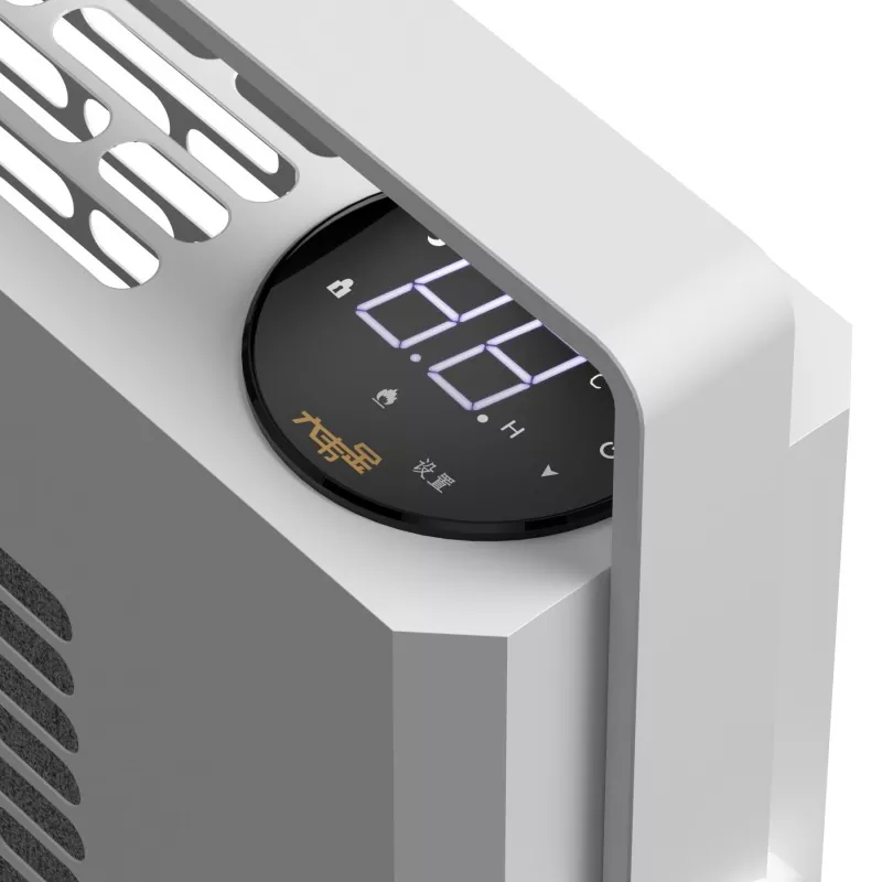 Hvid bærbar langt infrarød grafenvarmer